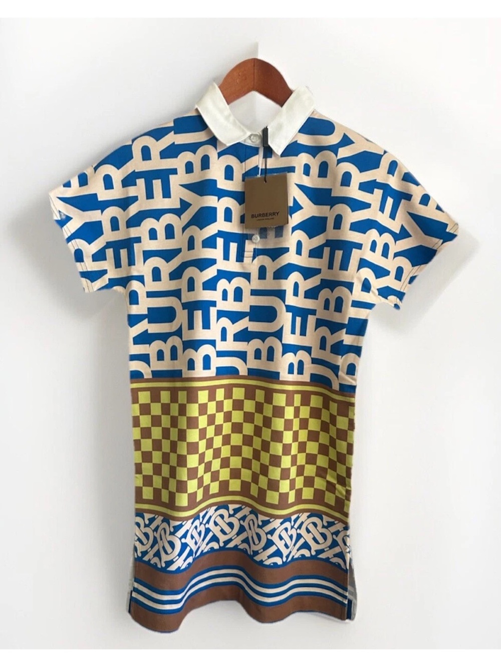Burberry Girl's Margo Polo Dress, Size 10Y